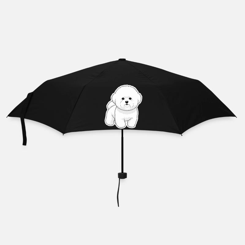 Bichon Mignon - Regenschirm (klein) - Schwarz