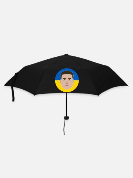 Selenskyj - Regenschirm (klein) - Schwarz