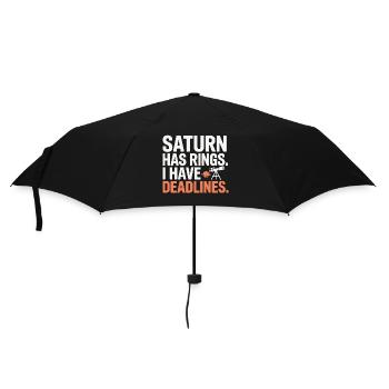Astronomy Humor Work Struggles  - Umbrella (small) - black - Front