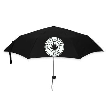 Herbe d’Amsterdam 2026 - Parapluie standard - noir - Devant