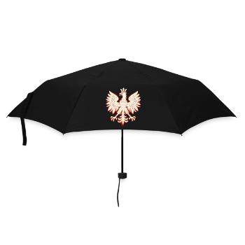Polen Polska Adler Flagge Patriotismus Geschenk - Regenschirm (klein) - Schwarz - Vorne