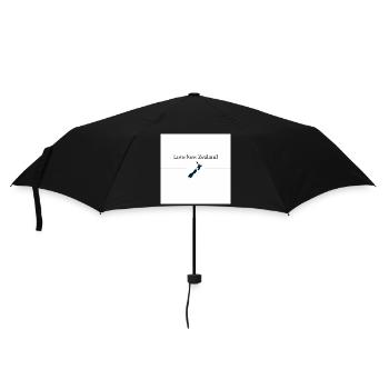 Love New Zealand Silhouette - Parapluie standard - noir - Devant
