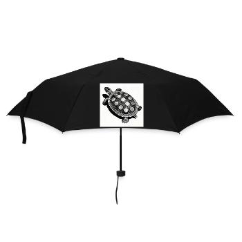 Coin Turtle Geometry - Umbrella (small) - black - Front