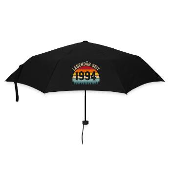 Legendär seit 1994 – Jahrgang 1994 - Regenschirm (klein) - Schwarz - Vorne