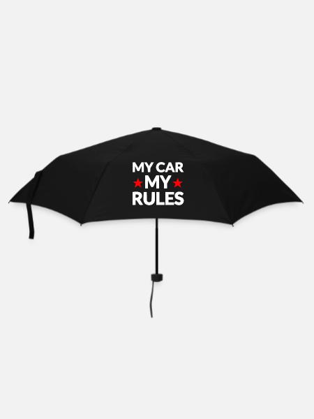 Auto - Regenschirm (klein) - Schwarz