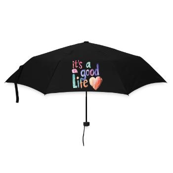 C’est une belle vie - Parapluie standard - noir - Devant