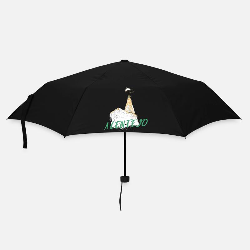 cheminée avec cigogne typique de l'Alentejo - Parapluie standard - noir