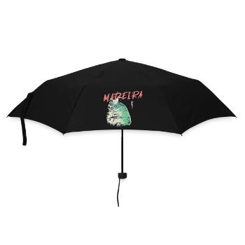 Baigneuse plage noire Madère illustration - Parapluie standard - noir - Devant