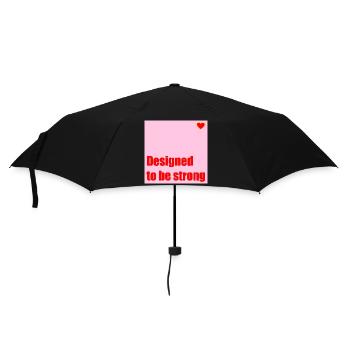 DESIGNED TO BE STRONG HEART - Umbrella (small) - black - Front