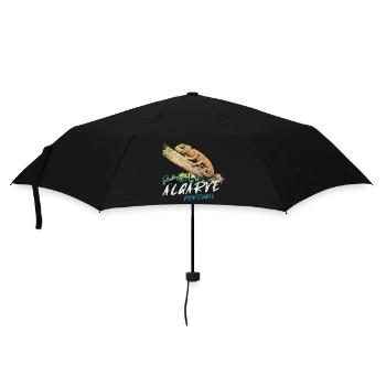 Chamäleon der Algarve bunte Illustration - Regenschirm (klein) - Schwarz - Vorne