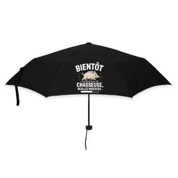 Bientôt Chasseuse - Parapluie standard - noir - Devant