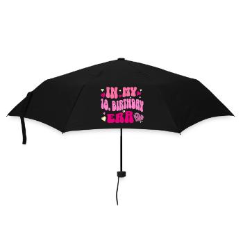 Dans mon 18. Anniversaire Era Pink Hearts - Parapluie standard - noir - Devant