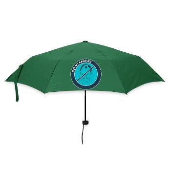 Not My Kanzler – Politische Satire - Regenschirm (klein) - Flaschengrün - Vorne