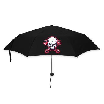 Skull & Wrenches – For real mechanics - Umbrella (small) - black - Front