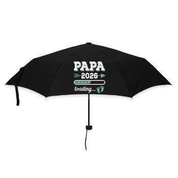 Dad 2026 Loading Father-to-be Gift Idea - Umbrella (small) - black - Front