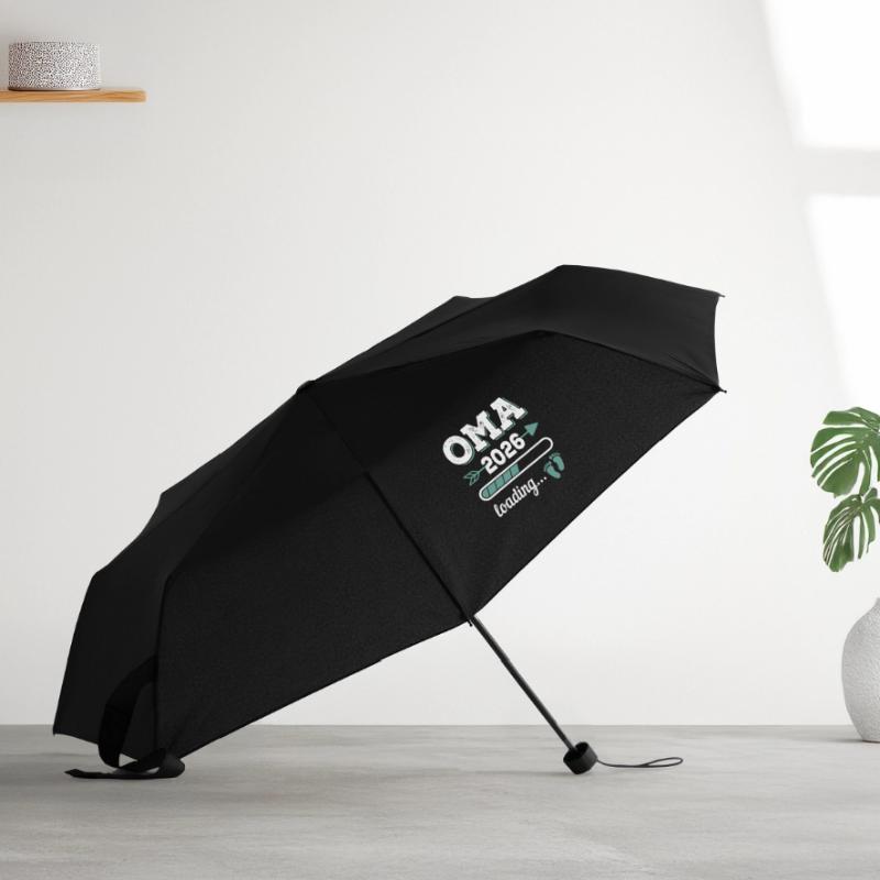 Oma 2026 Loading Werdende Großmutter Geschenkidee Regenschirm (klein)