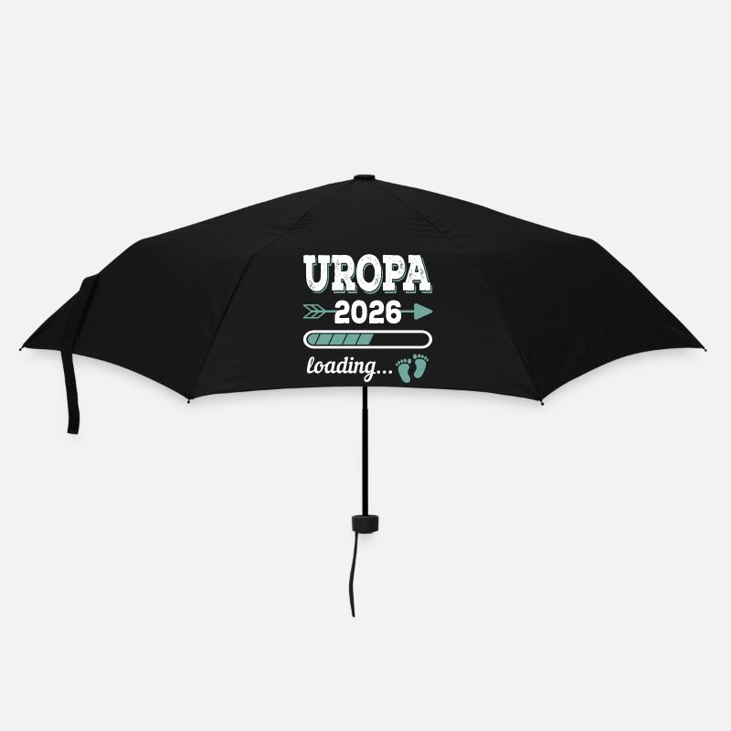 Uropa 2026 Loading Werdender Urgroßvater Geschenk - Regenschirm (klein) - Schwarz