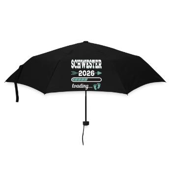 Soeur 2026 Chargement des futurs frères et sœurs - Parapluie standard - noir - Devant