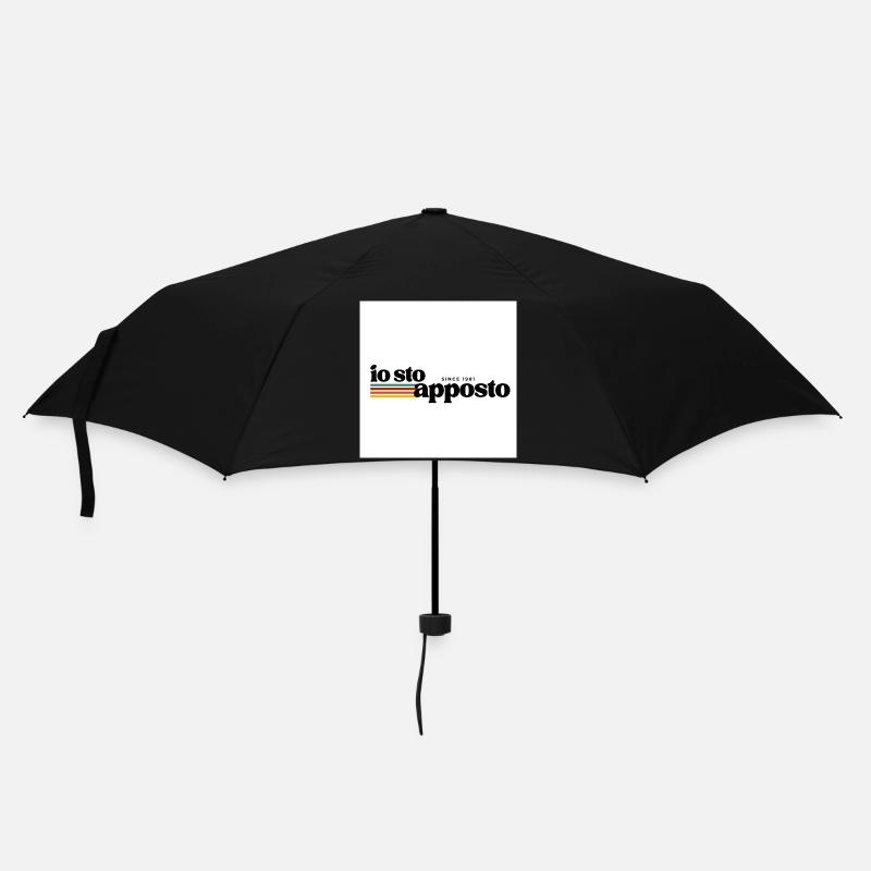 I'm affixing retro stripes - Umbrella (small) - black