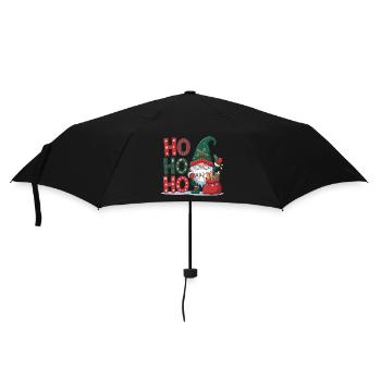 HoHoHo Gnome Christmas - Umbrella (small) - black - Front