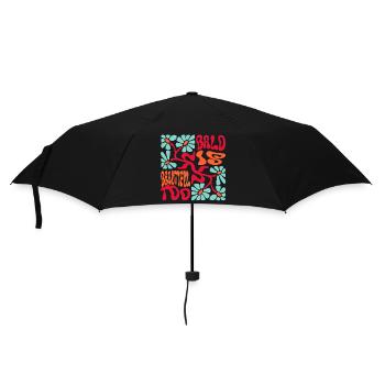 Bald is Beautiful  - Umbrella (small) - black - Front