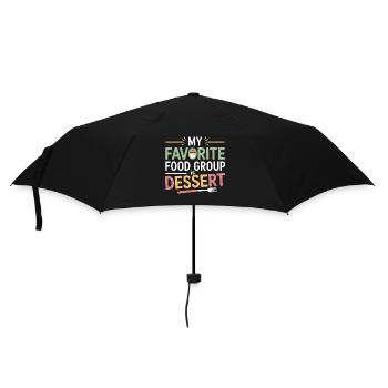 Registrierter Ernährungsberater für ausgewogene Ernährung - Regenschirm (klein) - Schwarz - Vorne