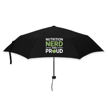 Registrierter Ernährungsberater vereinfacht die Lebensmittelwissenschaft - Regenschirm (klein) - Schwarz - Vorne