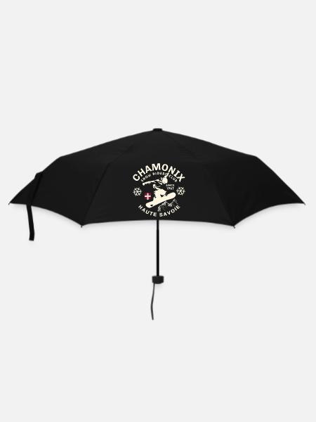 Chamonix Snow Riders Vintage 1967 - Regenschirm (klein) - Schwarz