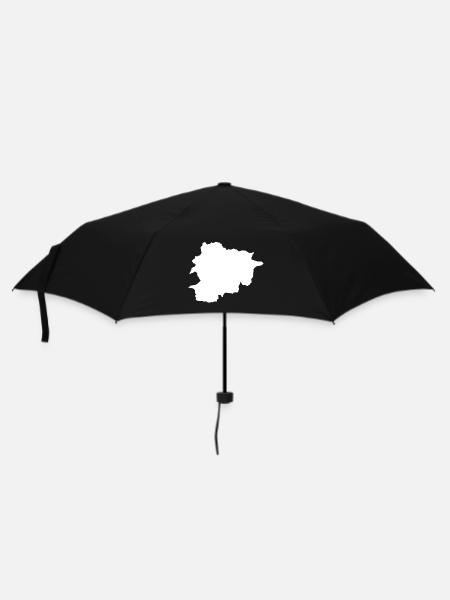 Andorra Contour Silhouette - Umbrella (small) - black