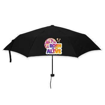 BORN TO BE ALIVE - Parapluie standard - noir - Devant
