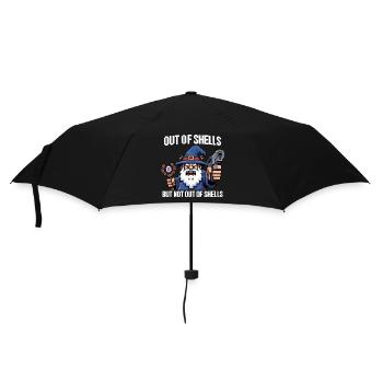 Aus den Zaubern, aber nicht aus den Hüllen - Cool Wizard - Regenschirm (klein) - Schwarz - Vorne