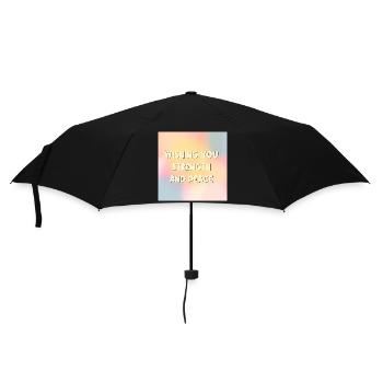 Souhaitant la Paix à la Force - Parapluie standard - noir - Devant