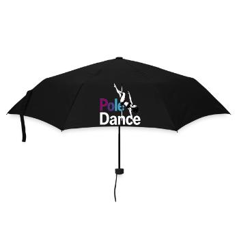 Danse au poteau Danse Danseur Acrobatique Graphique - Parapluie standard - noir - Devant