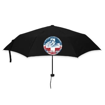 Suisse Suisse Suisse Suisse Montagnes des sports d’hiver - Parapluie standard - noir - Devant