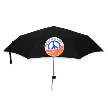Protect Your Peace Mental Health Mindfulness - Umbrella (small) - black - Front