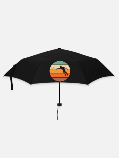 Tennis - Regenschirm (klein) - Schwarz