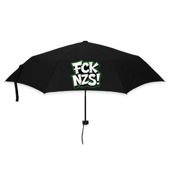 FCK NZS Statement against Racism - Umbrella (small) - black - Front