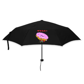 Dessin animé Ouvrière Donut de Fourmi - Parapluie standard - noir - Devant