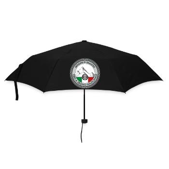 TSN-SALUZZO – Frontlogo - Regenschirm (klein) - Schwarz - Vorne