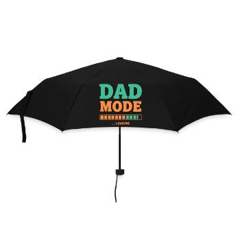Dad Mode Loading for Proud Fathers-to-be - Umbrella (small) - black - Front