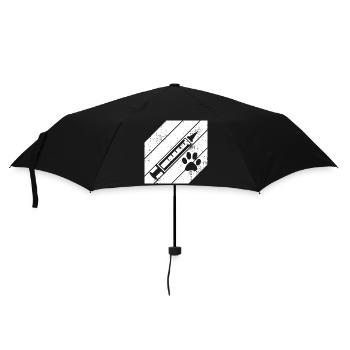 Tierarzt Spritze - Regenschirm (klein) - Schwarz - Vorne