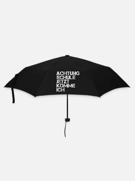 Attention école, j’arrive - Parapluie standard - noir