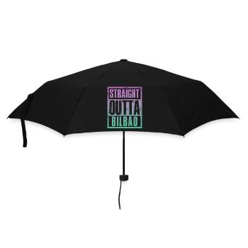 Straight outta Bilbao - Umbrella (small) - black - Front