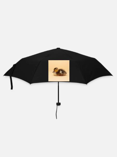 Golden chick on cream background - Umbrella (small) - black