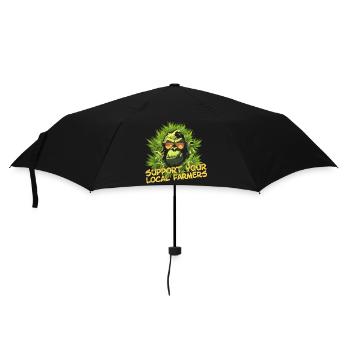 Soutenez vos agriculteurs locaux - Parapluie standard - noir - Devant
