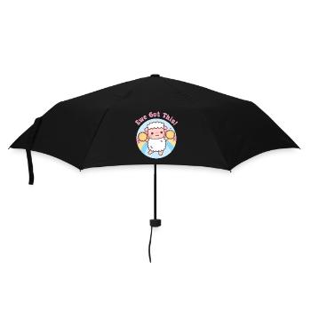 Süßes Schaf-Schaf hat dieses lustige motivierende Wortspiel bekommen - Regenschirm (klein) - Schwarz - Vorne