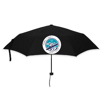 Snowboarding Board Meeting - Regenschirm (klein) - Schwarz - Vorne