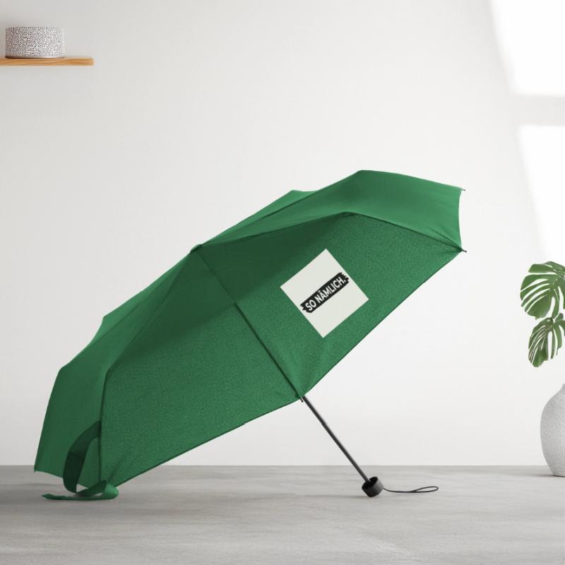 C’EST COMME ÇA. – Affiche avec design statement Parapluie standard