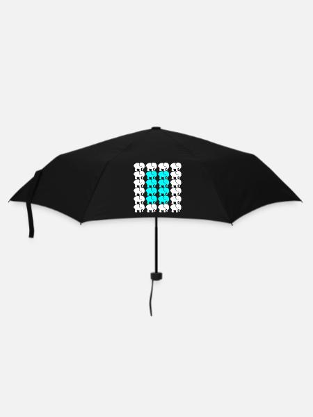 ELEFANT - Regenschirm (klein) - Schwarz
