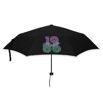 1986 vintage - Umbrella (small) - black - Front
